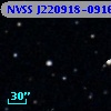 NVSS J220918-091645