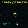 2MASX J22205576-0753181