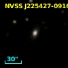 NVSS J225427-091634