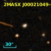 2MASX J00021049-0918557