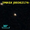 2MASX J00362174-1051073