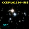 CCDM J01154+5831A