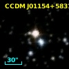 CCDM J01154+5831B