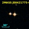 2MASS J00421775-0959037