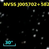 NVSS J005702+582523