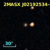 2MASX J02192534-0803017