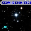 CCDM J01280+5821AB