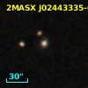 2MASX J02443335-0725372