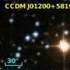 CCDM J01200+5819A