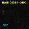 IRAS 00364-0600