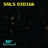 SNLS 03D1bk