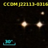 CCDM J22113-0316A