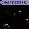 2MASS J23233312-0313317