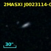 2MASXI J0023114-052550