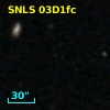 SNLS 03D1fc