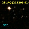 2SLAQ J211205.91-005206.3