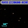 NVSS J220600-020533