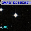 2MASS J22195287-0052313