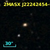 2MASX J22242454-0130562