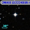 2MASS J22224318-0053151