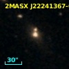 2MASX J22241367-0131422