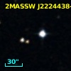 2MASS J22244381-0158521