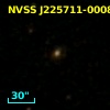 NVSS J225711-000815
