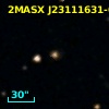2MASX J23111631-0100495