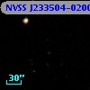 NVSS J233504-020019