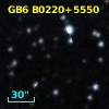 GB6 B0220+5550