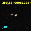 2MASS J00081225-0057567