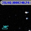 2SLAQ J000240.74-011054.9
