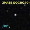 2MASS J00030270-0015415
