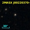 2MASX J00220370-0050289