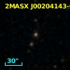 2MASX J00204143-0110349