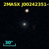 2MASX J00242351-0100337