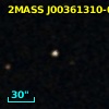 2MASS J00361310-0046015
