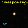 2MASS J00443300-0158080