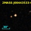 2MASS J00443533-0129292