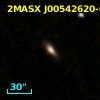 2MASX J00542620-0055415