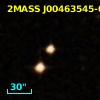 2MASS J00463545-0155119