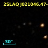2SLAQ J021046.47-004327.1