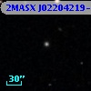 2MASX J02204219-0017238