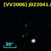 [VV2006] J022041.8-001843