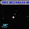 SDSS J022443.14-005109.3