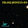 2SLAQ J024315.63-002032.2