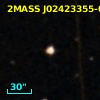 2MASS J02423355-0010137