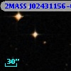 2MASS J02431156-0020025