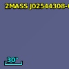 2MASS J02544308-0022031