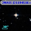2MASS J21194516+0022150